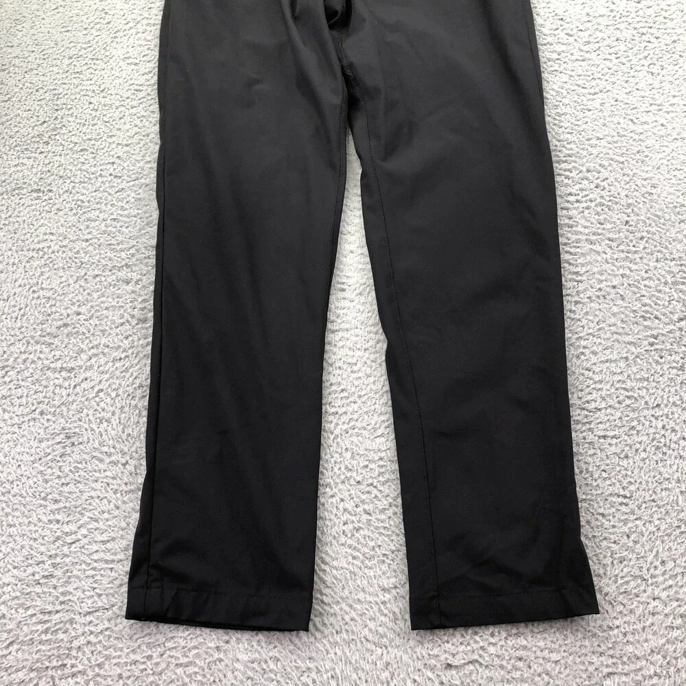 Lululemon Pants Mens 32 Black Chino Straight Leg Tech Casual Pockets Work